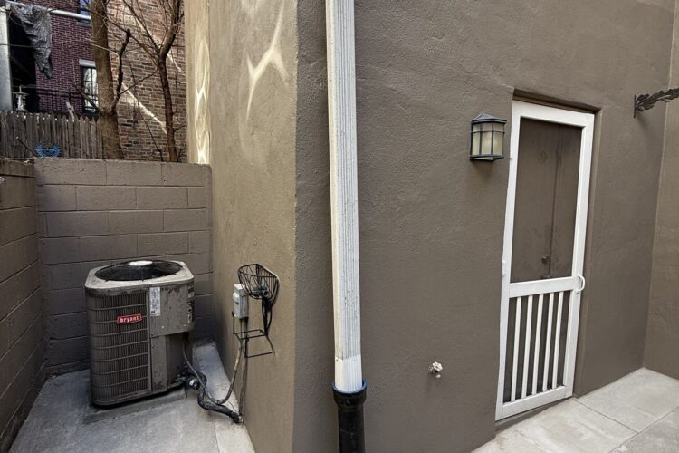 basement leak repair in a center city philly rowhome