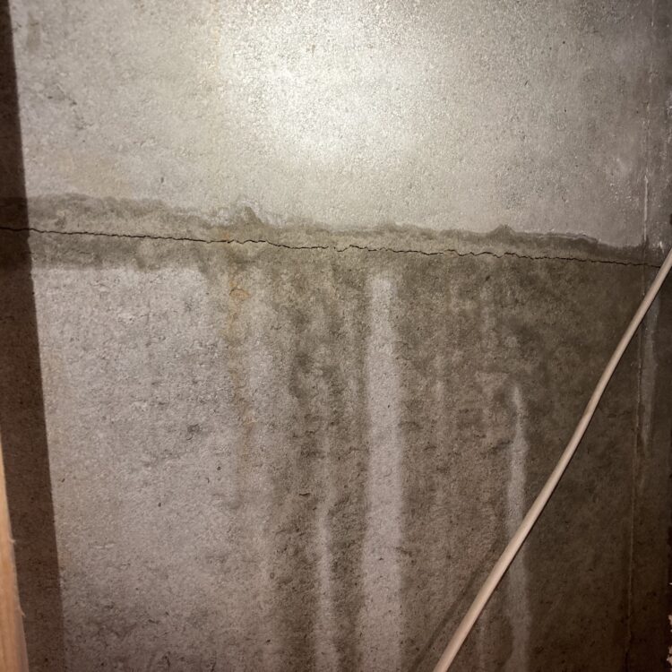 leaking basement wall ready for leak repair in philadelphia or washington dc